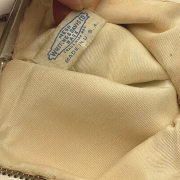 Vintage Whiting & Davis Silver Mini Mesh Evening Bag - Picture 2 of 8